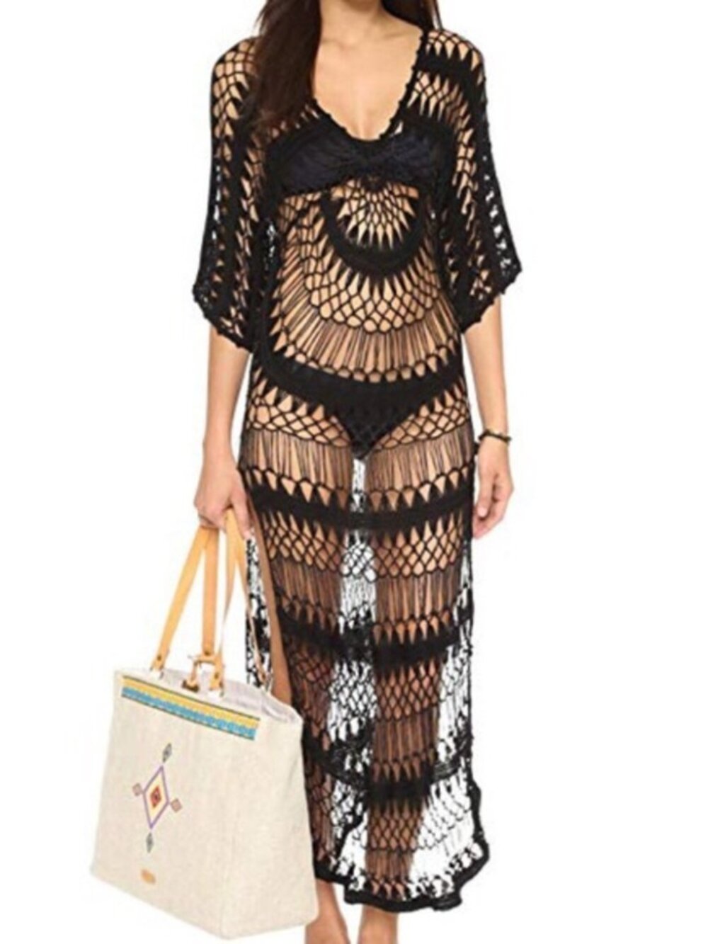 NWT Wildfox A Bikini A Day Crochet Maxi Cover Up - Size 2